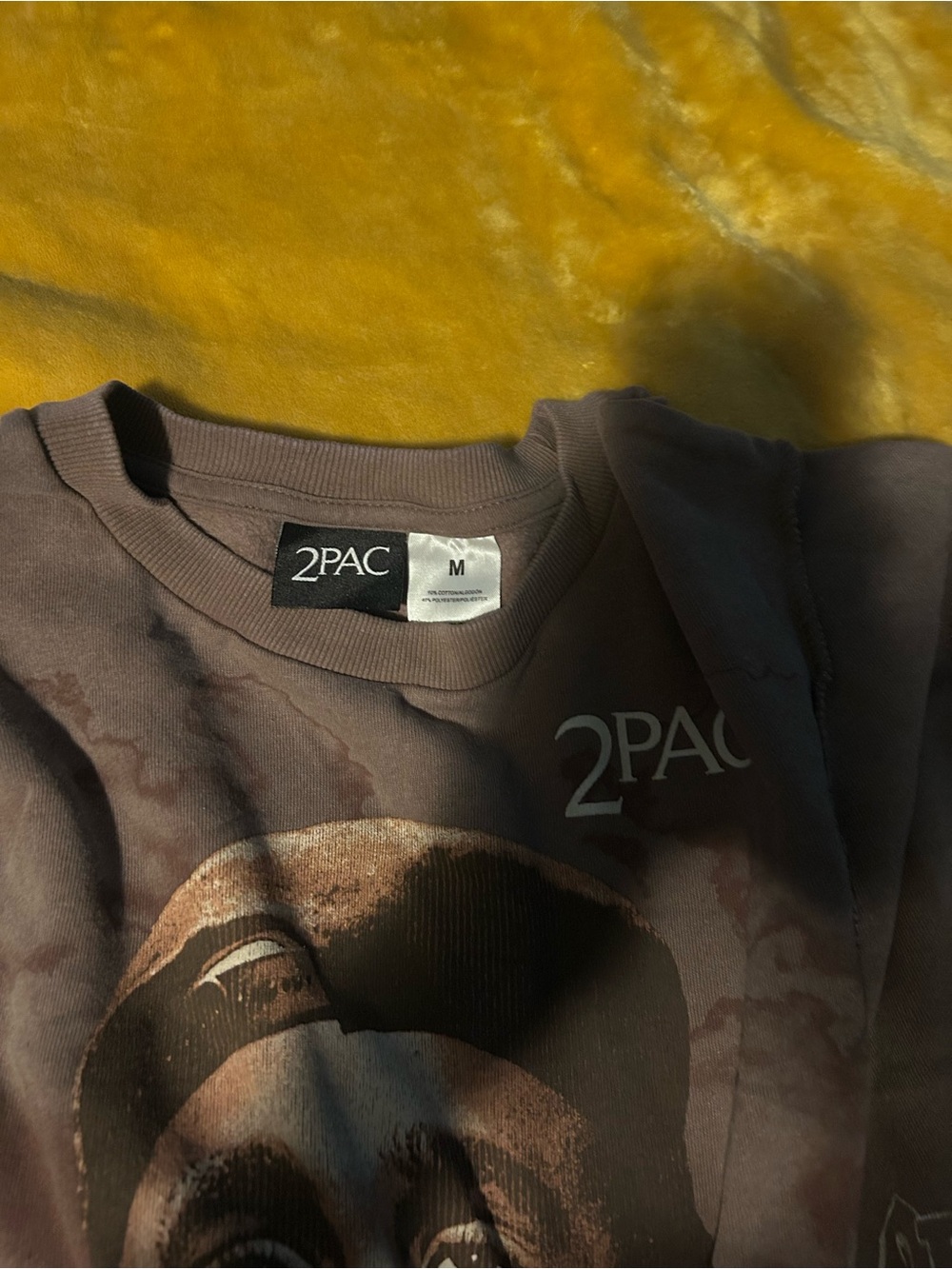 & Other Stories Brown Graphic Sweatshirt